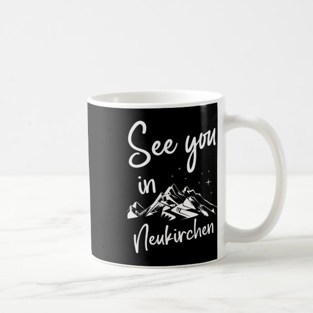 Mug À Neukirchen Allemagne Ski De Vacances (Droite)