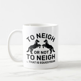 Mug À Niger Ou À Ne Pas Niger Qui Est Équestre