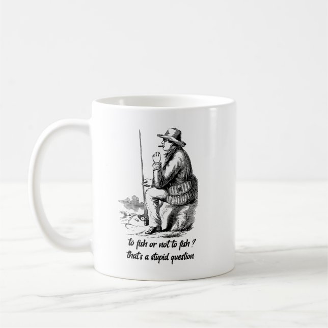 Mug à pêcher ou à ne pas pêcher le pêcheur (Gauche)