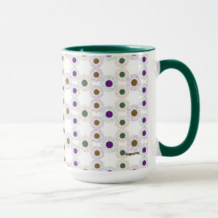 Mug À petits pois (or/vert/violet)