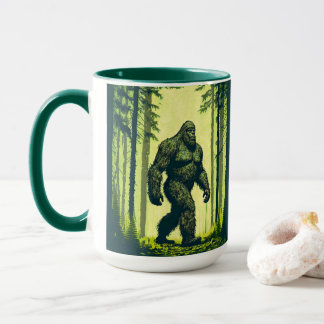 Mug À Pied Pour Une Promenade En Forêt