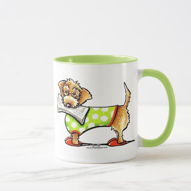 Mug À poils durs Dachshund Apple (Droite)