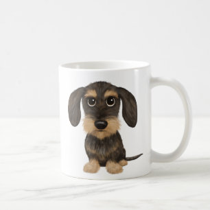 Mug À poils durs Dachshund Teckel de chien de caric