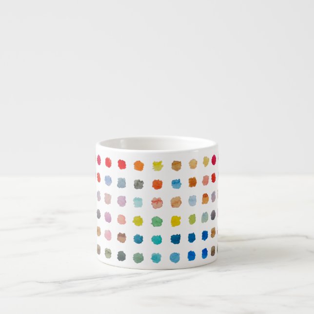 Mug à points colorés - points moyens (Devant)