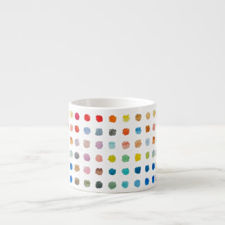 Mug à points colorés - points moyens, jouant et mi