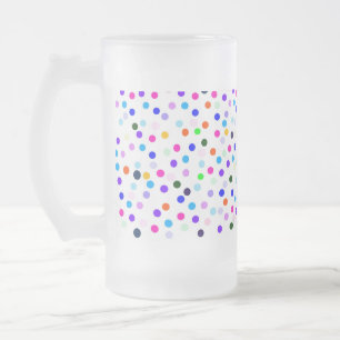 Mug à points multicolores