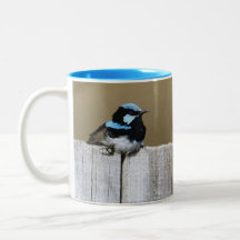 Mug à poitrine bleue