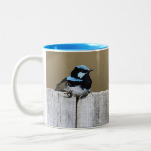 Mug à poitrine bleue