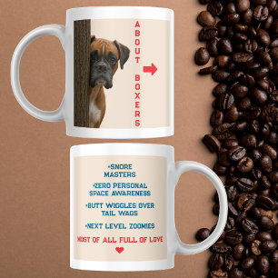 Mug À propos des boxers Amoureux et amusants Boxer Chi