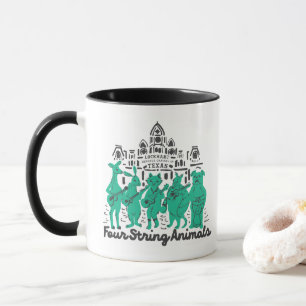 Mug à quatre cordes Animaux