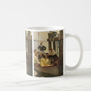 Mug À Queen's Ferry par NC Wyeth, Pirates Vintage
