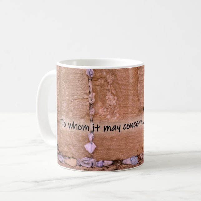 Mug À qui de droit (note manuscrite à ?) (Devant gauche)