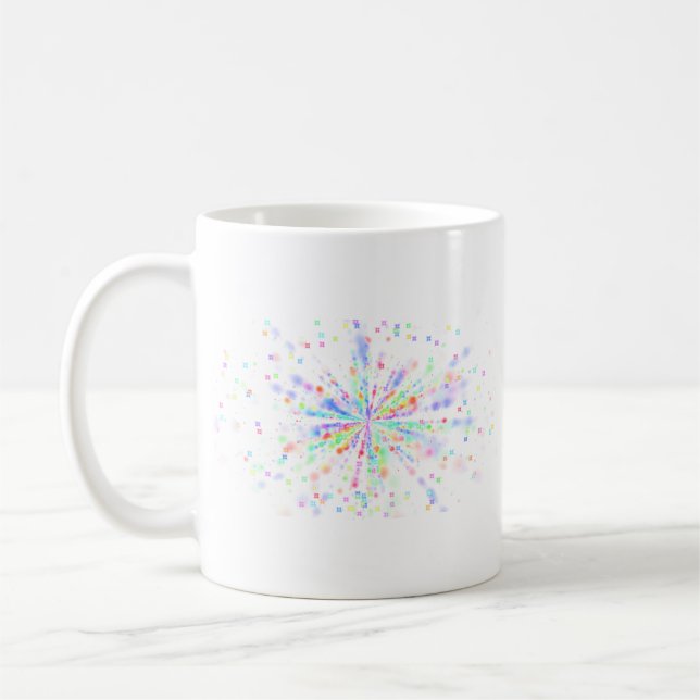 Mug  A Simple Elegant Floral Vine Pattern (Gauche)