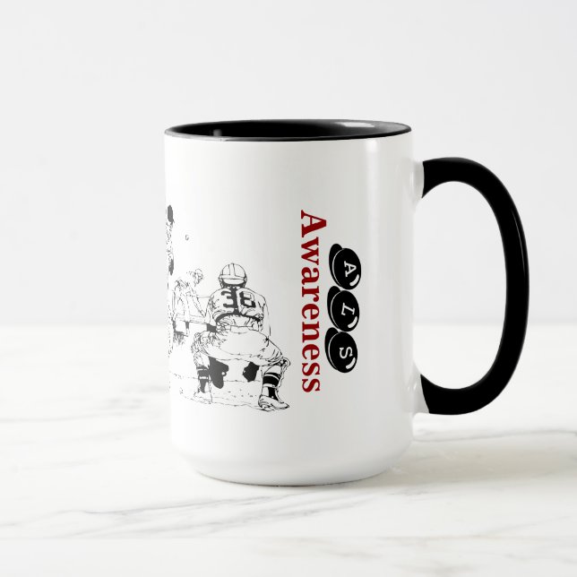 Mug à sonnerie pour la sensibilisation à la SLA (Droite)