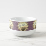 Mug À Soupe 21e anniversaire du Mariage laiton et olite<br><div class="desc">Pour leur 21e anniversaire de mariage,  elle va adorer sa tasse à soupe sur mesure avec mon emblème de brassy original,  pour briller et briller pour leur journée spéciale !</div>
