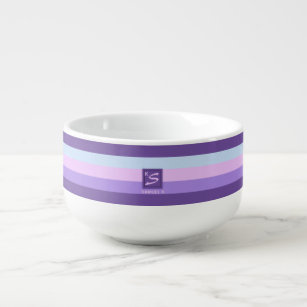 Mug À Soupe Gentle Lavender Dreams Color Palette monogram
