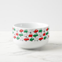Soupe de Motif de voiture vintage italienne