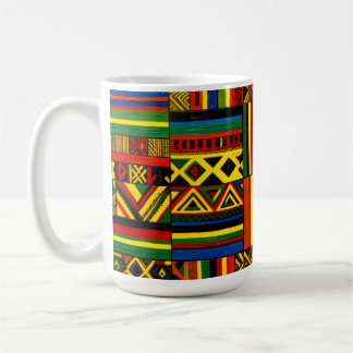 Mug A stylized interpretation of "Kente" print