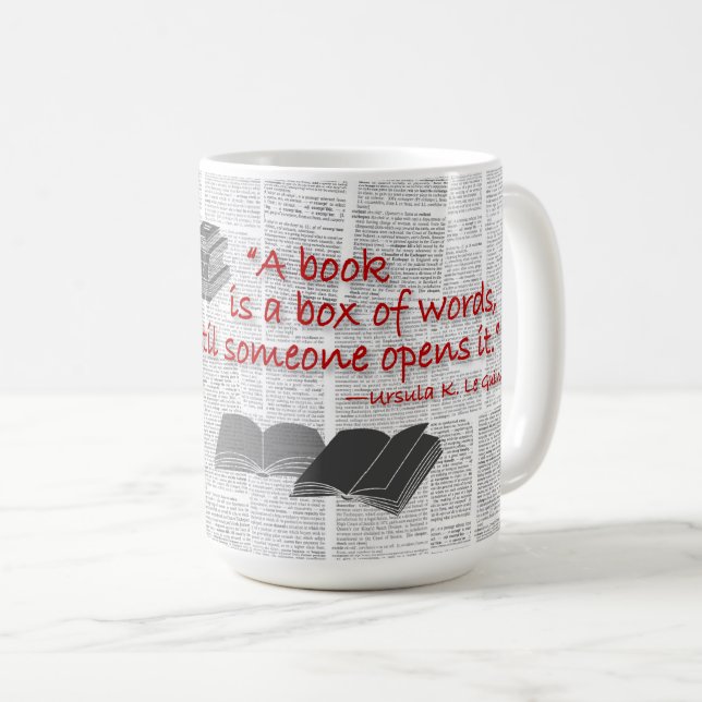 mug à thème de livre (Devant droit)