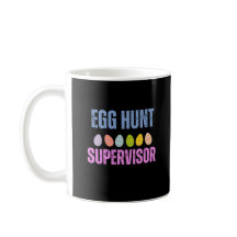 Mug à thème de Pâques, superviseur de la chasse au