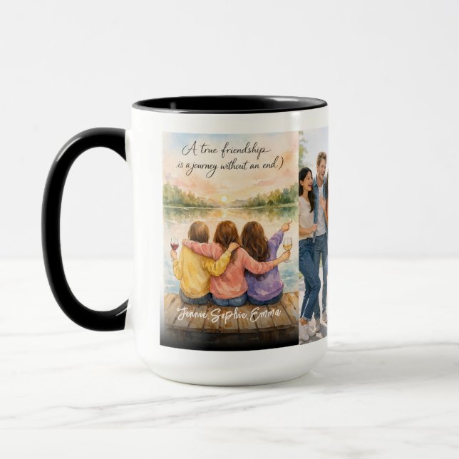 Mug A True Friendship | Friendship Day | Inspirational (Gauche)