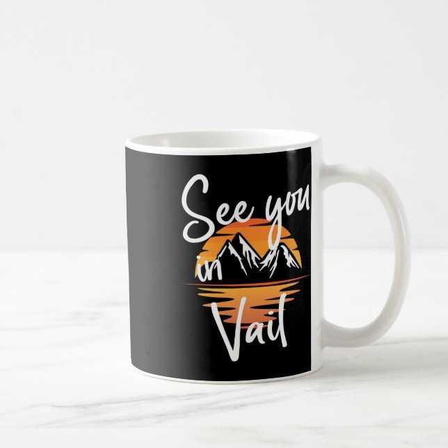 Mug À Vail Usa Vacances Ski Randonnée 1 (Droite)