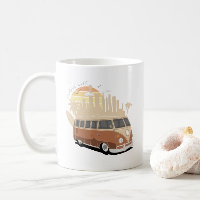 Mug à vie de chien - Banques extérieures mug (Avec donut)