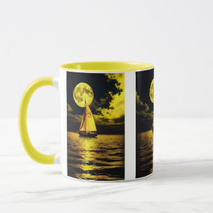 Mug à voile Serenity sur la Lune.