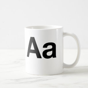 Mug Aa helvetica
