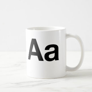 Mug Aa helvetica