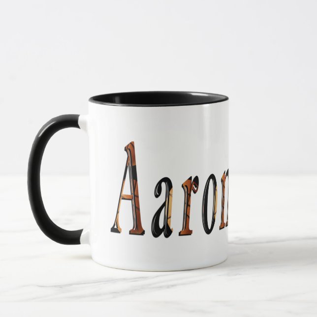 Mug Aaron Boys Nom Logo, (Gauche)