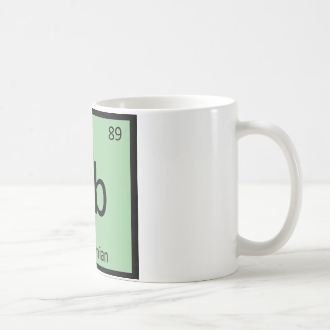 Mug Ab - Tableau périodique de chimie abyssin élément (Droite)