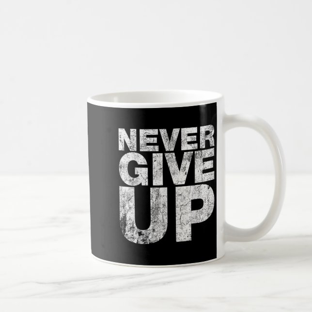 Mug Abandonner N'Est Pas Une Option Citation Motivatio (Droite)