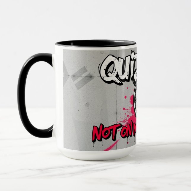 Mug Abandonner ? Pas à mon programme - Motivation (Gauche)