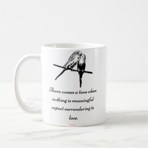 Mug "Abandonner pour l'amour" - Citation de Roumi