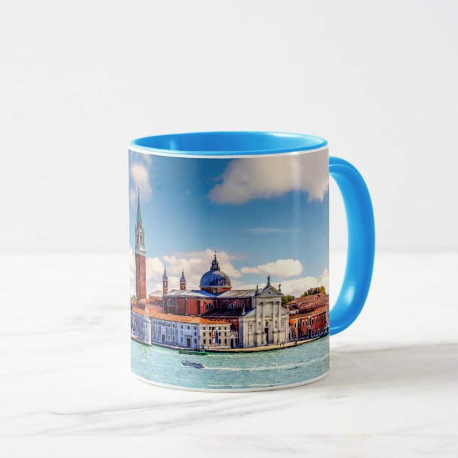 Mug Abbaye San Giorgio Maggiore. Venise, Italie. (Devant droit)