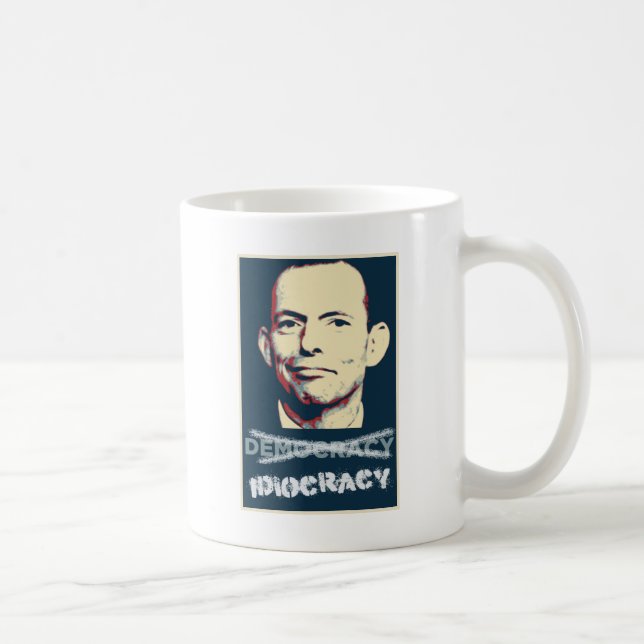 Mug Abbott élégant - défenseur d'idiocracy australien (Droite)
