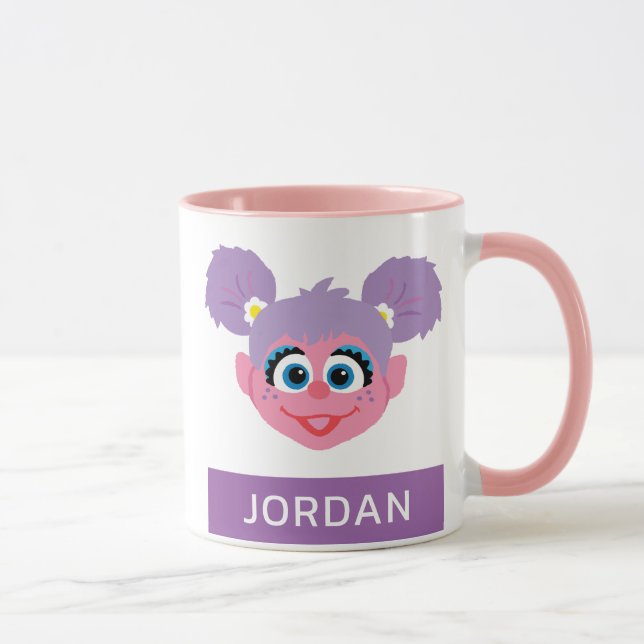 Mug Abby Cadabby | Face de fleurs | Ajouter Votre Nom (Droite)