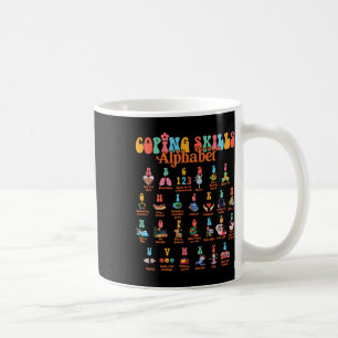 Mug Abc Compétences d'adaptation Alphabet Autosoins Sa