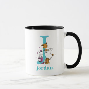 Mug ABC du Dr Seuss : Lettre J - Turquoise Ajouter V