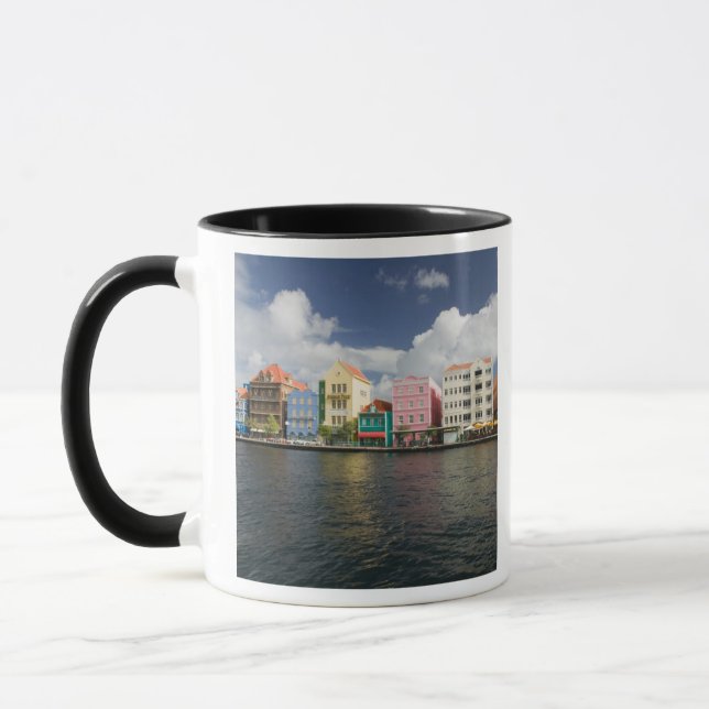 Mug ABC Islands, CURACAO, Willemstad : Harborfront (Gauche)