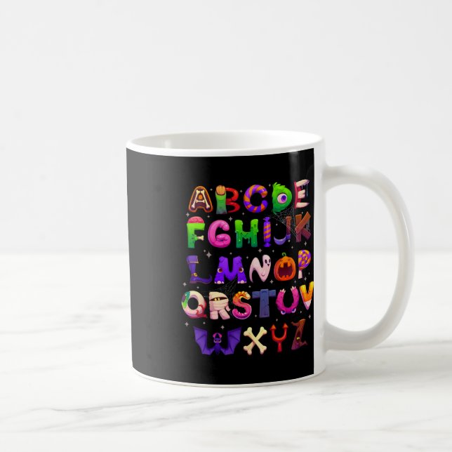 Mug Abcs Apprentissage maternelle Enseignant Funny Hal (Droite)