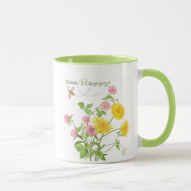 Mug Abee Happy Fleur sauvage (Droite)
