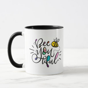 Mug Abee-YOU-tiful main lettrée