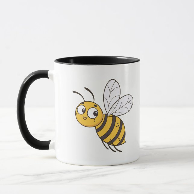 Mug Abeille à miel de reine volante (Gauche)