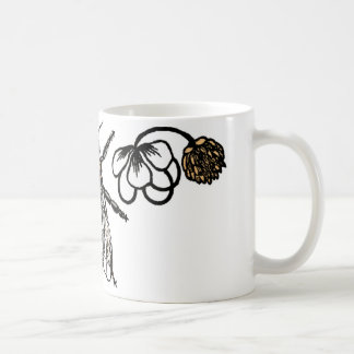 Mug abeille avec le trèfle