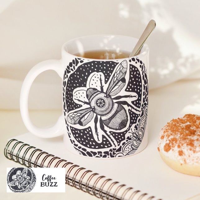Mug Abeille Buzz Café (Créateur téléchargé)