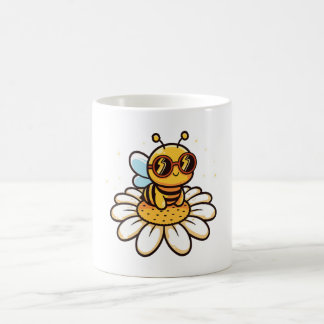 Mug Abeille Cool sur une Marguerite