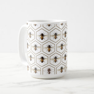 Mug Abeille de miel et apiculteur d'abeille de l'Ouest
