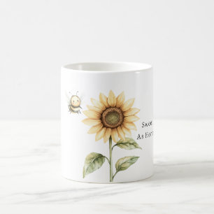 Mug Abeille de tournesol douce comme du miel